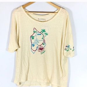 Free people Hawaii tee shirt